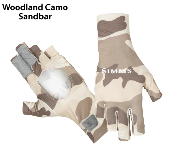Simms Solarflex Sunglove Woodland Camo Sandbar Simms Solarflex Sunglove Woodland Camo Sandbar